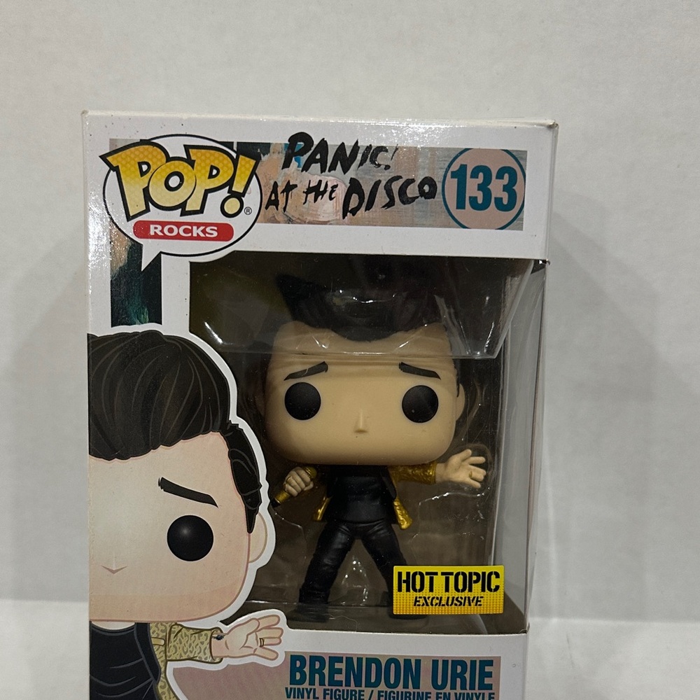 Funko Pop! Rocks Figure with Black and Gold Outfit